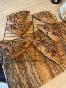 Cranberry Orange Streusel Scones